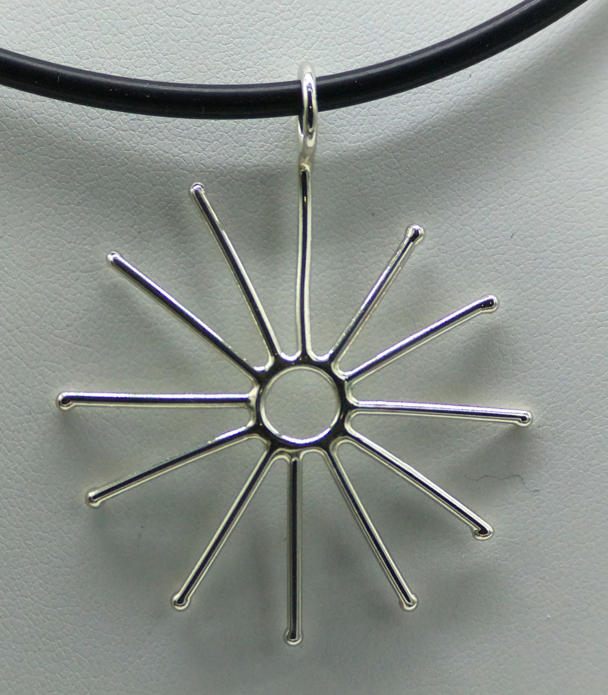 Starburst Pendant in Sterling Silver