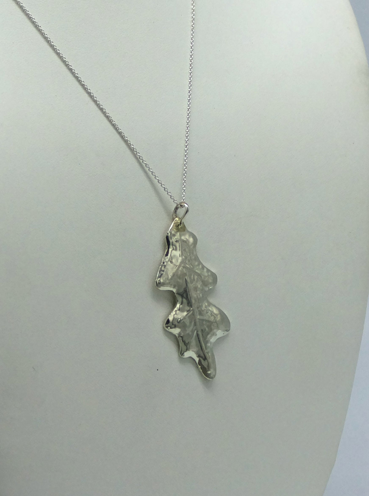 Oak Leaf Sterling Silver Pendant