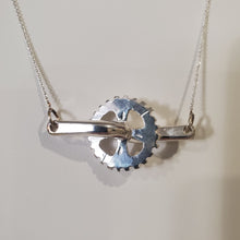 Load image into Gallery viewer, Handmade Bicycle Drive Train Necklace
