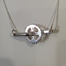 Load image into Gallery viewer, Handmade Bicycle Drive Train Necklace