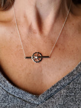 Load image into Gallery viewer, Bicycle chain ring necklace