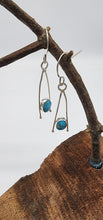 Load image into Gallery viewer, Sterling Silver Kingman Turquoise Earrings
