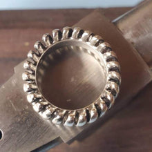 Load image into Gallery viewer, Sterling Silver endless loop ring.