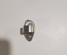 Load image into Gallery viewer, Handmade Turquoise ring. Sterling silver with a fine silver bezel. Size US 7