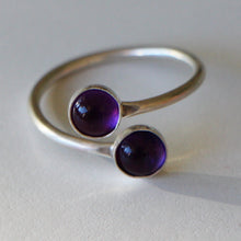 Load image into Gallery viewer, Amethyst Dew Drop Ring