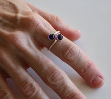 Load image into Gallery viewer, Amethyst Dew Drop Ring