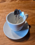Shovel Espresso Spoon Set Bent Handels