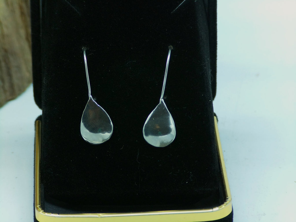 Teardrop Earrings in Sterling Silver