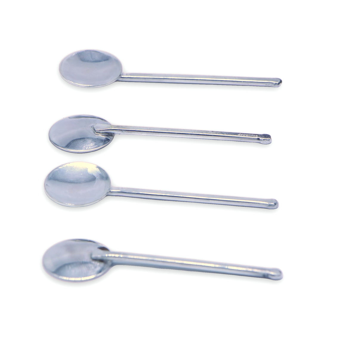 Circle Espresso Spoon Set — Sterling Silver