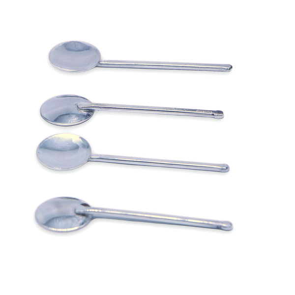 Circle Espresso Spoon Set — Sterling Silver