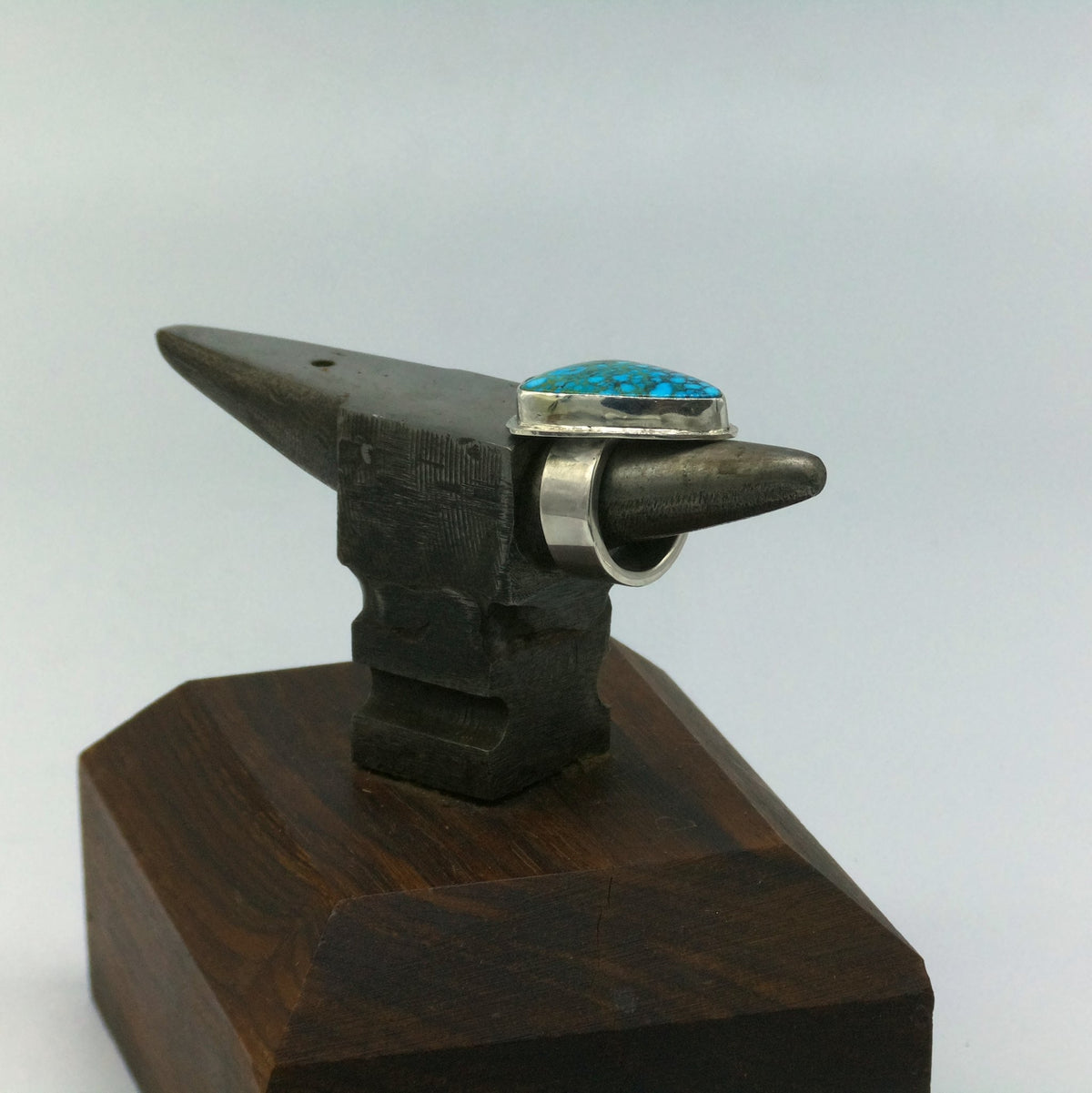 Turquoise Mesa Statement Ring  size 6.5 US