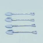 Shovel Espresso Spoon Set  of 4