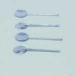 Circle Espresso Spoon Set — Sterling Silver