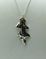 Oak Leaf Sterling Silver Pendant