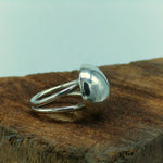 Polished Dome Fine Silver Ring size US 7.5