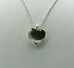 Puffed Heart Sterling Silver Pendant