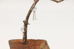 Spiral Paddle Earrings