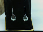 Teardrop Earrings in Sterling Silver
