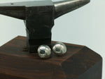 Sphere Stud Earrings — Sterling Silver