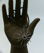 Starburst Pendant in Sterling Silver