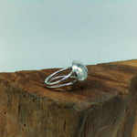 Polished Dome Fine Silver Ring size US 7.5