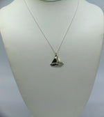 Sterling Silver Sailboat Pendant Necklace