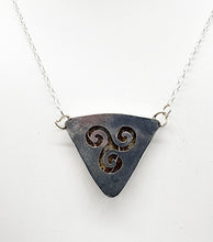 Load image into Gallery viewer, Ammonite Fossil Necklace Sterling Silver
