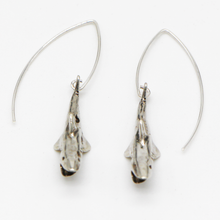 Load image into Gallery viewer, Sterling Silver Great White Shark Earrings
