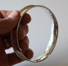 Load image into Gallery viewer, Large Bangle or Arm Ring Argentium Silver
