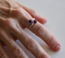 Load image into Gallery viewer, Amethyst Dew Drop Ring

